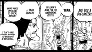 Kuma talks about the Buccaneers with Dr. Vegapunk (Image via Shueisha)